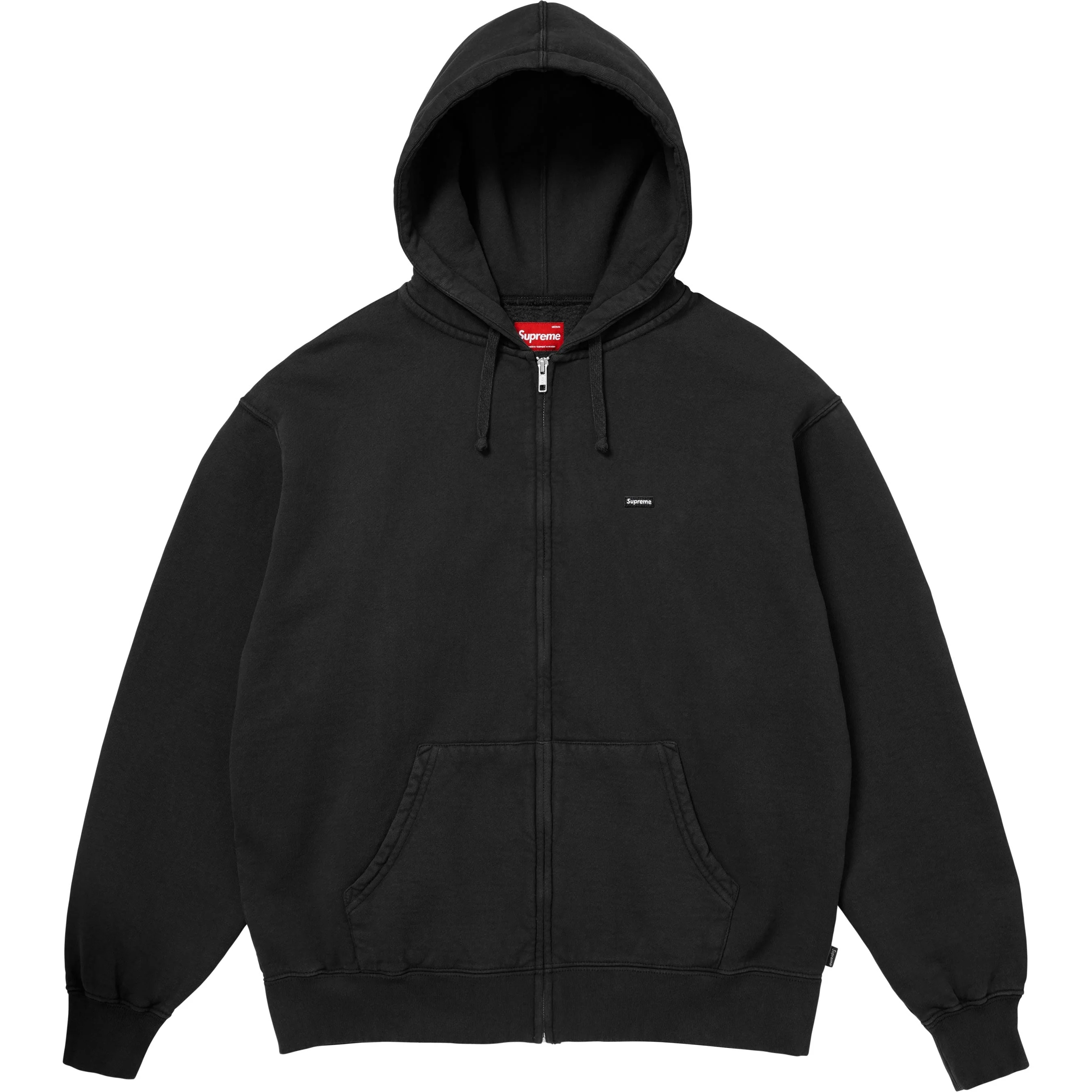 Small Box Zip Up Hooded Sweatshirt view 8